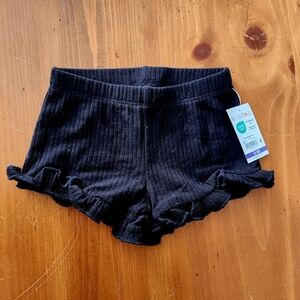 Garanimals 0-3m Black Ruffle Shorts